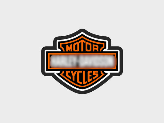 Black & Orange Motorcycle Club Inspired Cookie Cutter Files