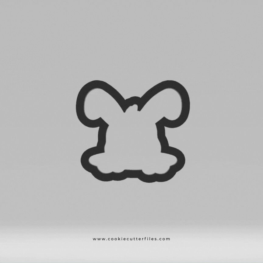 Easter Bunny House Surprise Dirt Cookie Cutter Files