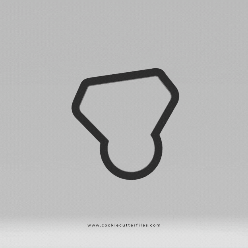 Gymnast Girl Medal Cookie Cutter Files