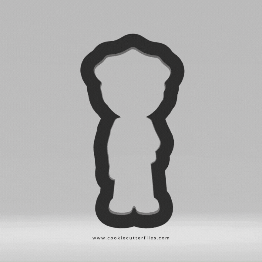 Police Kids Boy Cookie Cutter Files