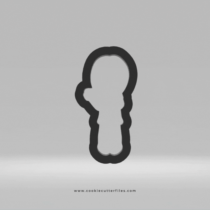 Water Play Fun Girl Water Gun 02 Cookie Cutter Files