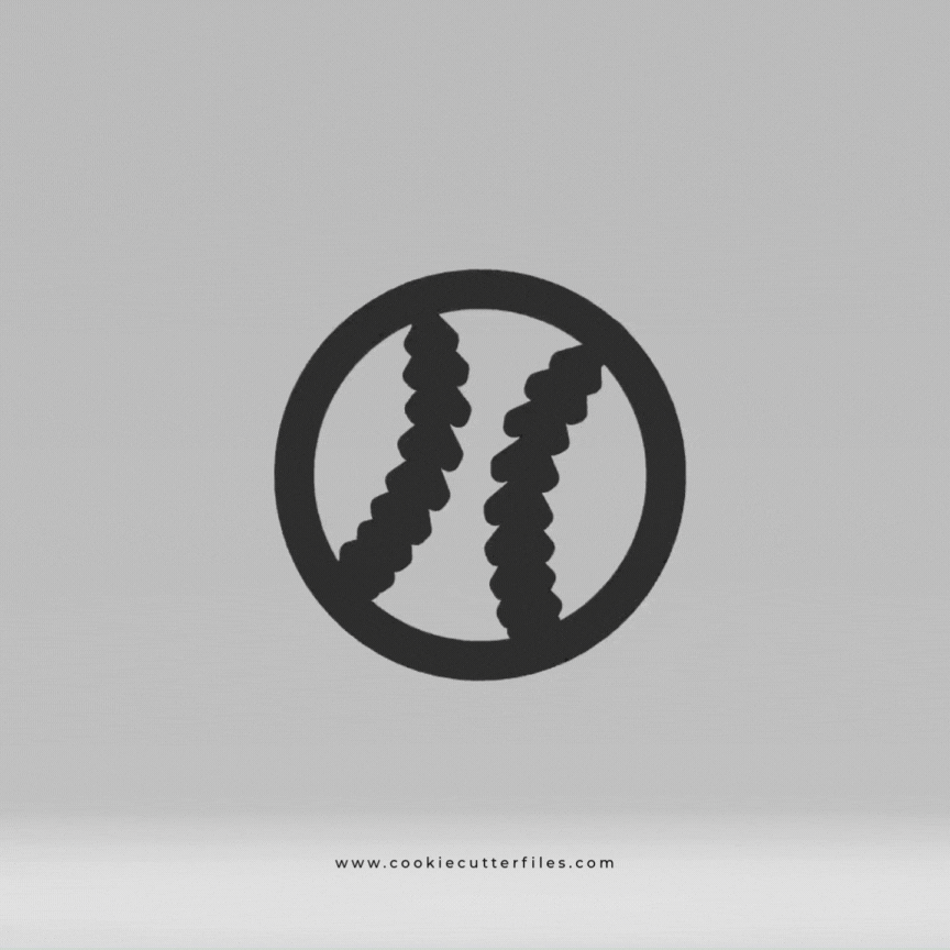 Baseball Kids Baseball Cookie Cutter Files