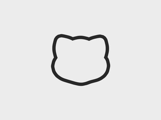 Animal Faces Cat Cookie Cutter Files
