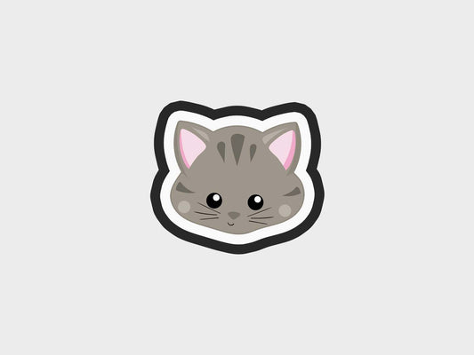 Animal Faces Cat Cookie Cutter Files