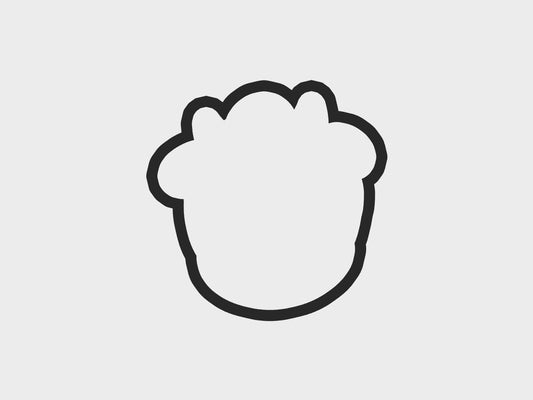 Animal Faces Cow Cookie Cutter Files