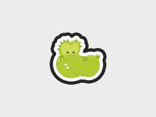 Animal Faces Croc Cookie Cutter Files