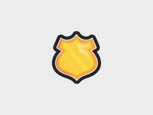 Police Kids Badge Cookie Cutter Files