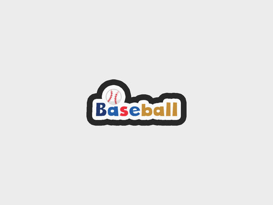 Baseball Kids Baseball Typography Cookie Cutter Files