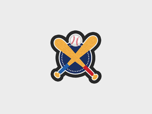 Baseball Kids Bats Symbol Cookie Cutter Files