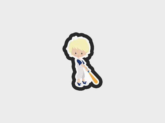 Baseball Kids Batter Boy Cookie Cutter Files