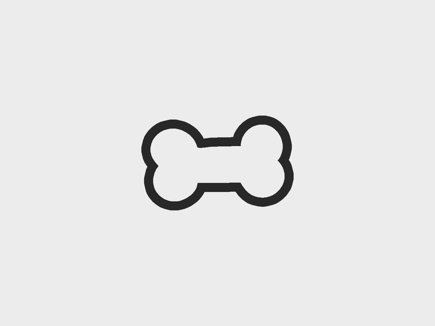 Puppy Dog Bone Cookie Cutter Files