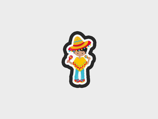Cinco De Mayo Fiesta Boy Cookie Cutter Files