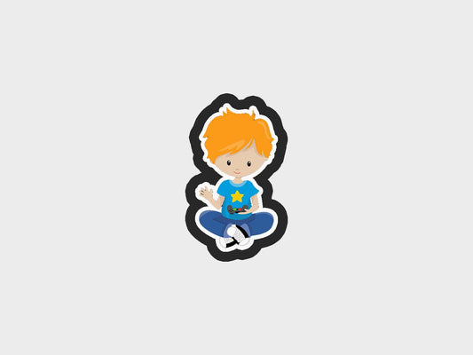 Gamer Kids Boy Cookie Cutter Files