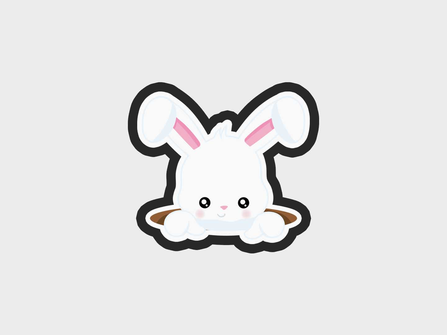 Easter Bunny House Surprise Dirt Cookie Cutter Files