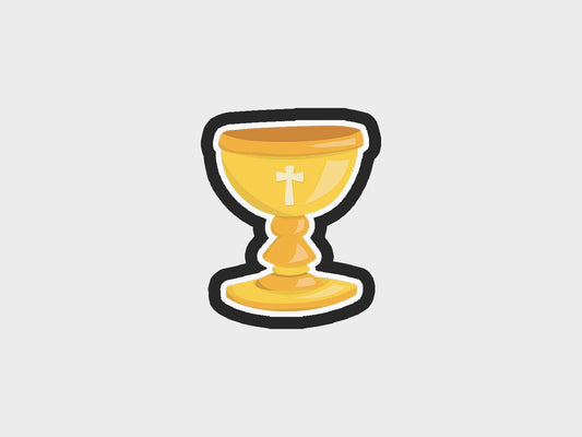 First Communion Chalice Cookie Cutter Files