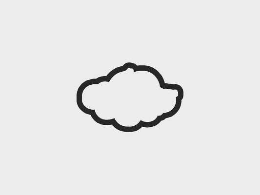 Sweet Dreams Baby Sloth Cloud Sleep Cookie Cutter Files