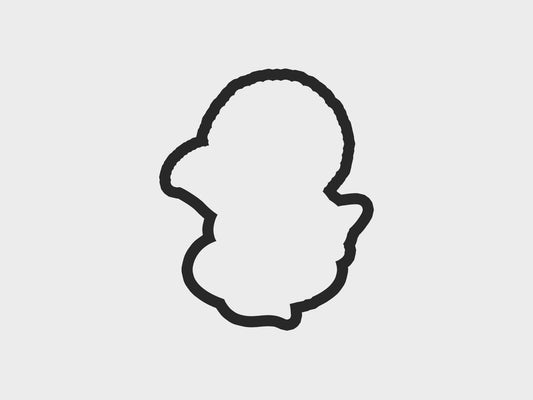 Eskimo Kids Boy Sitting Fox Cookie Cutter Files