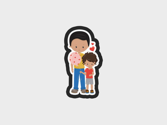 Adoption Awareness Family Boys Cookie Cutter Files