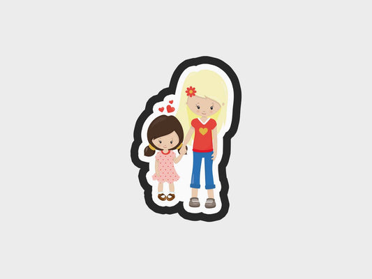 Adoption Awareness Family Girls Cookie Cutter Files