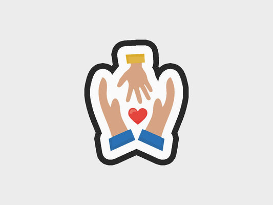 Adoption Awareness Family Hands Cookie Cutter Files