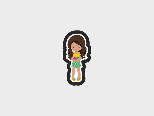 Water Play Fun Girl Water Balloon Cookie Cutter Files
