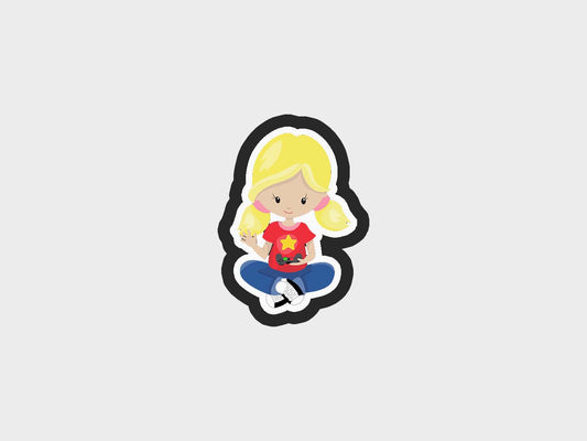 Gamer Kids Girl Cookie Cutter Files