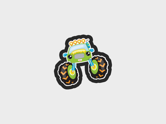 Monster Trucks Green Cookie Cutter Files