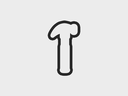 Tool Set Hammer Cookie Cutter Files