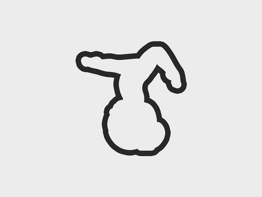 Gymnast Girl Handstand Cookie Cutter Files