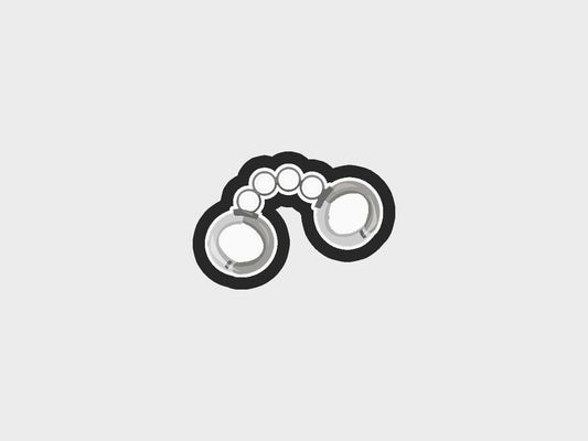 Police Kids Handcuffs Cookie Cutter Files
