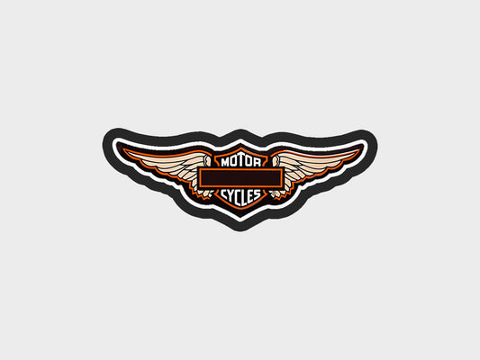 Black & Orange Motorcycle Club Inspired Cookie Cutter Files