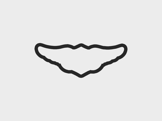 Black & Orange Motorcycle Club Inspired Cookie Cutter Files