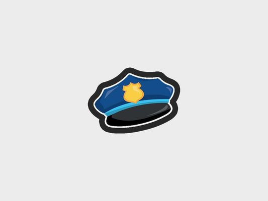 Police Kids Hat Cookie Cutter Files