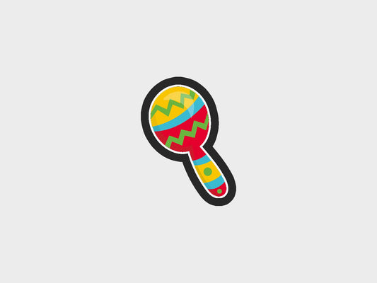 Cinco De Mayo Fiesta Maraca Cookie Cutter Files