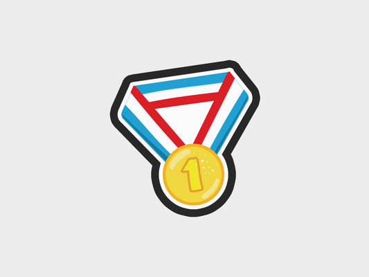Gymnast Girl Medal Cookie Cutter Files