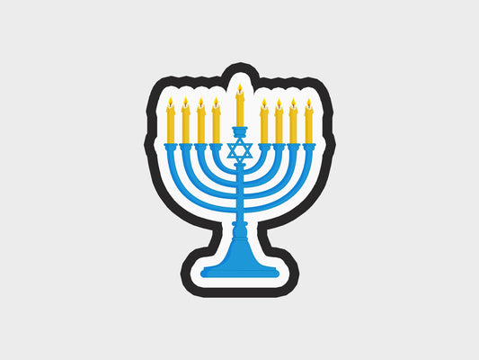 Hanukkah Menorah Cookie Cutter Files