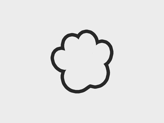 Puppy Dog Paw Print Cookie Cutter Files
