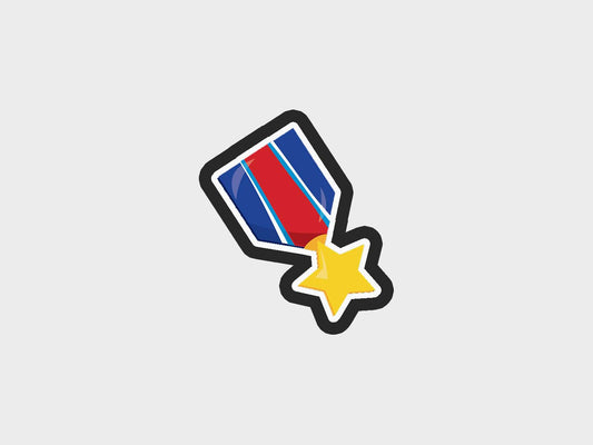 Memorial Day Star Medal Cookie Cutter Files