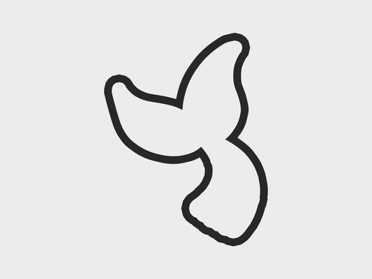 Vampire Mermaid Tail Cookie Cutter Files