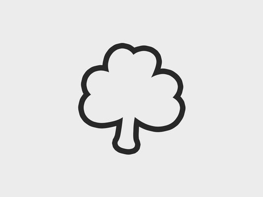 Lucky Charm Three Leaf Clover Cookie Cutter Files