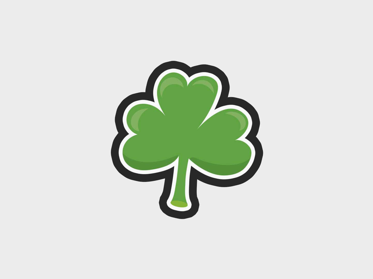 Lucky Charm Three Leaf Clover Cookie Cutter Files