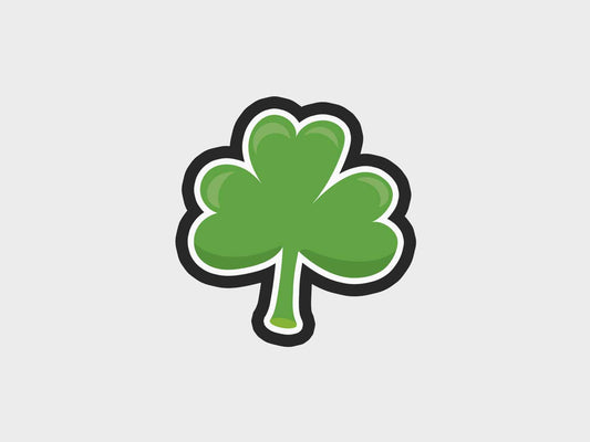 Lucky Charm Three Leaf Clover Cookie Cutter Files