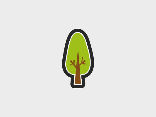 Earth Day Hero Tree Triangle Cookie Cutter Files